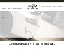 Tablet Screenshot of modderna.com